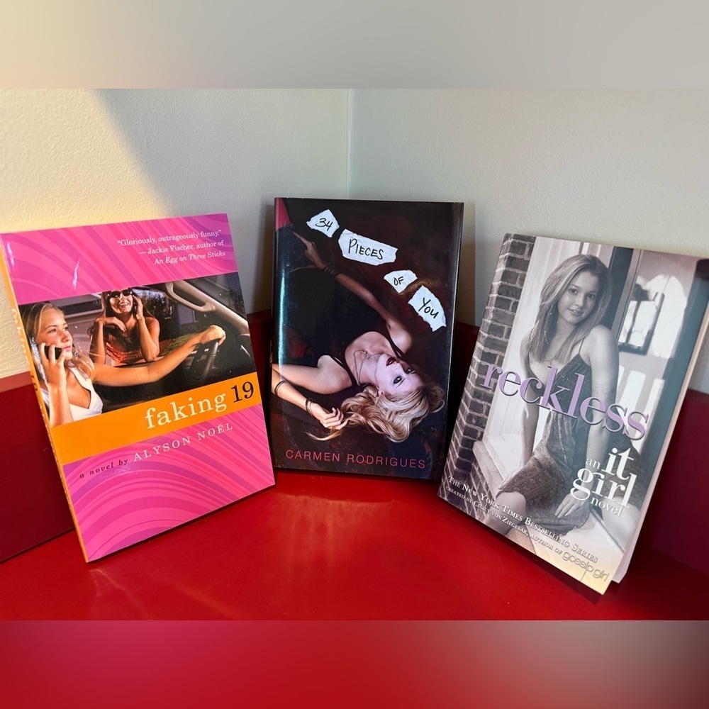 Teen Girl Summer Reading 3 Books Faking 19, Reckless, 34 Pieces Of You